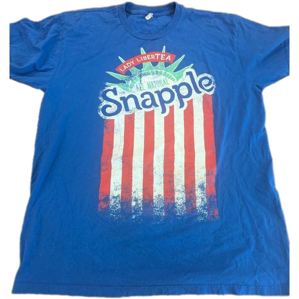 Mens Vintage Snapple Lady Libertea Tshirt From 90s Y2k